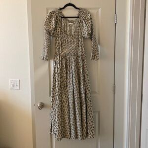 Doen meribel dress- crème fleurs d’avignon - small